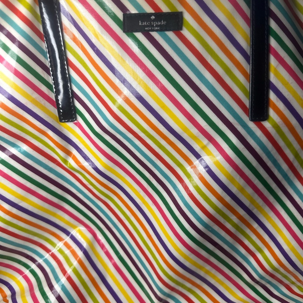 Kate Spade Multicolor Striped Tote